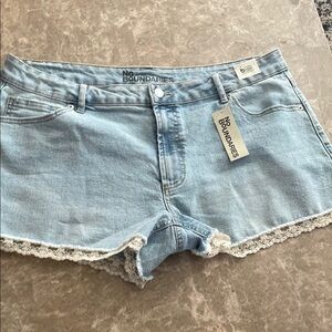 No Boundaries Light Blue Denim Women's Shorts